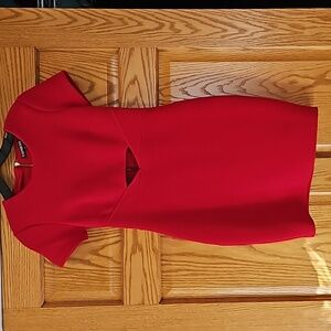 Express Mini Red Dress In Excellent Condition Size XS Fully Lined